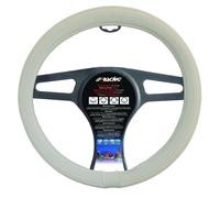Cubierta Del Volante Coche Universal 37-39 CM CVT500 Beige para Fiat 500