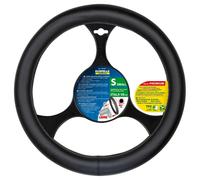 Cubierta Del Volante Horncover para Coche Universal en Ecopiel Negro S - Ø