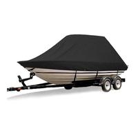 Cubierta Del Yate Funda for embarcación Jumbo Cruiser de 18 a 28 pies, 210 D, resistente, resistente al agua, al sol, a los rayos UV, for pesca y esquí, funda de amarre for casco en forma de V Cubiert