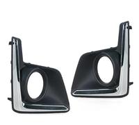 Cubierta Delantera Faro Antiniebla Marco Farola Bisel Y Molduras Cromadas 1039112 Para Subaru Para Crosstrek 2016-2017(1 par)