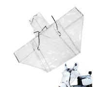 Cubierta Delantera para Bicicleta Eléctrica,Protector Plegable Transparente y Resistente al Viento,Protector de Lluvia y Viento para E-Bike - Para Viajes Diarios Exteriores en Invierno Frío Sol y Niev