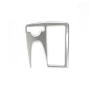 Cubierta Depanel Marco Portavasos De Acero Inoxidable Para Consola Central Para Mercedes Para Benz Clase E Coupe W207 C207 2009-2013 Decoración(Plata)