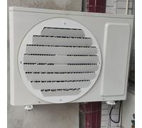 Cubierta desviadora de aire acondicionado para unidades mini divididas, parabrisas antisoplado directo, protector de condensador para todo tipo de clima para un mejor control del flujo de aire