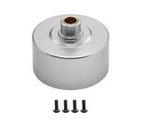 Cubierta diferencial de aleación de aluminio RC piezas de actualización para ARRMA 1/7 Felony FIRETEAM Infraction Limitless Mojave 6S 1/8 KRATON Notorious Outcast Talion Typhon RC Car (plata)