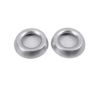 Cubierta Diseño Interior Embellecedor Circular Para Rejilla Ventilación Aire Acondicionado Lateral Para Nissan Para Kicks 2016 2017 2018 2019-2024 Fibra Carbono Y ABS(Matte Style)