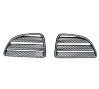 Cubierta Diseño Interior Embellecedor Marco Rejilla Ventilación Aire Acondicionado ABS Salida Aire Acondicionado Para Mitsubishi Para Strada Para Triton L200 2019-2022(Upper 2 pieces)
