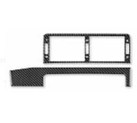 Cubierta Diseño Interior Para E46 1998 1999 2000 2001 2002 2003 2004 2005 2006 Embellecedor Fibra Carbono Para La Rejilla Ventilación Central Decoración Antiarañazos(Black)