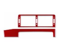 Cubierta Diseño Interior Para E46 1998 1999 2000 2001 2002 2003 2004 2005 2006 Embellecedor Fibra Carbono Para La Rejilla Ventilación Central Decoración Antiarañazos(Red)