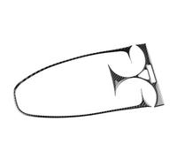 Cubierta Diseño Interior Para Opel Para Corsa 2007 2008 2009 2010 2011 2012 2013 2014 Adhesivo Fibra De Carbono Suave Real Para Pantalla Control Central Coche(Outlet Warning Black)