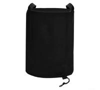 Cubierta divisora manual Oxford 600D, protección impermeable a prueba de polvo para divisor de leña de madera, cierre de cordón seguro con bolsa de almacenamiento, negro (L)