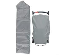 Cubierta duradera de la parrilla para Weber 9010001 Traveler Gas Grill 210D poliéster con revestimiento protector para uso al aire libre