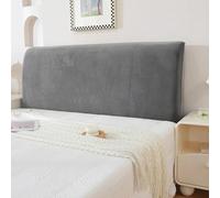 Cubierta Elástica De Terciopelo Suave Y Transpirable, Funda Protectora Antipolvo Y Lavable para Cabeceros De Cama - Tallas Disponibles(B,Queen HeadboardLength(55-67in))