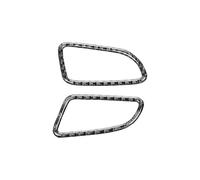 Cubierta Embellecedora Adhesivo De Fibra De Carbono para El Marco De La Salida De Ventilación del Tablero De Instrumentos De para Benz W205, C180, C200, C300, C GLC Class(RHD)