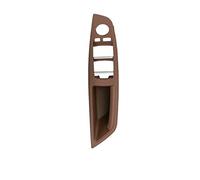 Cubierta Embellecedora De Tirar del Panel De La Manija De La Puerta Interior del Coche para BMW 5 Series F10 F18 F11 Original Left Hand Drive LHD(Red Wine)