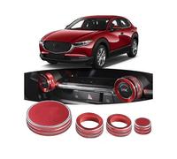 Cubierta embellecedora del interruptor multimedia, anillo de la perilla del aire acondicionado, pegatinas,