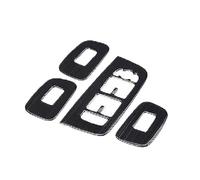 Cubierta Embellecedora Del Panel Del Botón Del Interruptor De Elevación Del Cristal De La Ventana Para Volvo XC60 2018-2025 Para S60 V60 2020-2025 OOPUHKSY(4pcs Black titanium)