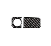 Cubierta Embellecedora Embellecedor Adhesivo De Fibra De Carbono para Guantera De Coche, Lateral del Pasajero, para Honda CRV 2007-2011