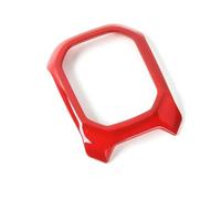 Cubierta Embellecedora Interior Para Jeep Para Renegade 2016+ Panel Cambio Marchas Decoración Marco Cubierta Embellecedor Pegatinas Interior Coche(Rojo)