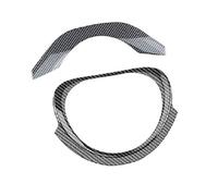 Cubierta Embellecedora Interior Para Vezel Para HR-V Para HRV 2021 2022 Interior Coche Cubierta Panel Volante Decoración Embellecedora Marco(Modelo fibra carbono)