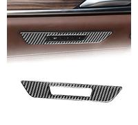 Cubierta Embellecedora Marco Botón Bloqueo Memoria Asiento Coche Fibra Carbono Pegatina Accesorios Interiores para BMW 5 Series G30 2018 2019 2020 2021 2022