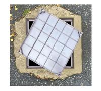 Cubierta empotrada de acero inoxidable para aguas residuales, duradera y resistente a la corrosión para zonas al aire libre como patio, jardín, garaje y autopista