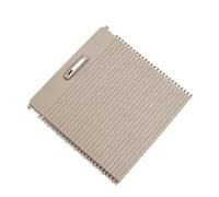 Cubierta Enrollable Consola Central Para Grand Para Voyager Para Chrysler 1PC89-BD1AG Consola Central Caja De Almacenamiento Moldura Cubierta Guantera(Dark Beige)