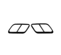 Cubierta Escape Ajuste Bisel Embellecedor Decorativo Para Silenciador De Para Escape Trasero Compatible Con Land Para Rover Para Range Para Rover Para Velar 2017 2018 2019 2020 2021(TYPE A)