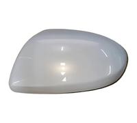 Cubierta Espejo Ala Lateral Puerta Cubierta Carcasa Tapa Caser Hatchback Decoración Retrovisor Cubre Shell Para Mazda 2 Para DEMIO 2007-2014(L White)