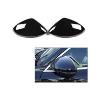 Cubierta Espejo Ala Lateral Puerta Para Alfa Para Romeo Para Stelvio 2017 2018 2021-2022 1 Par Tapas Para Espejos Retrovisores Laterales Coche Color Negro Brillante/fibra Carbono(Glossy Black)