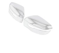 Cubierta Espejo Ala Lateral Puerta Para Navara Para NP300 2017-2019 2 Piezas Cubierta Espejo Retrovisor Lateral Fibra Carbono Cromo Accesorios Izquierdo Derecho(B Chrome)