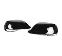 Cubierta Espejo Ala Lateral Puerta Tapas De La Cubierta Vista Trasera Sin Asistencia Carril Para Q5 SQ5 8R 2009-2017 Para Q7 4L Facelift 2010-2015(Glossy Black)