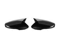 Cubierta Espejo Coche Para Hyundai Para Veloster 2012-2018 | Vista Trasera Exterior Cuerno De Buey Carcasa Lateral Tapas Inversas Embellecedor Carbo(Gloss Black)