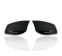 Cubierta Espejo Exterior Compatible con BMW para E60 61 63 64 2003 2004 2005 2006 2007 2008 Carcasa De Espejo Retrovisor Carcasas De Espejo Retrovisor Accesorios De Repuesto(Black One Pair)