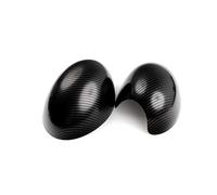 Cubierta Espejo Lateral Para Mini Para Cooper R50 R52 R53 Modelo Con Volante A La Izquierda Manual Decoración De La Carcasa Del Espejo Retrovisor(Patrón de fibra de carbono)