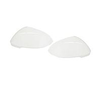 Cubierta Espejo Lateral Puerta Cubierta de espejo retrovisor lateral para coche, embellecedor de cubierta de espejo trasero, color blanco, para VW, para Golf 8, para MK8, 2021, 2022, 1 par Tapa Espejo
