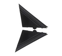 Cubierta Espejo Puerta, Negra y Duradera Cubierta Bandera Espejo Puerta Par Izquierdo Derecho para Conductores Automovilistas Decoración Coche Diaria y Viajes