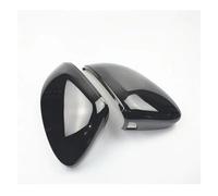 Cubierta Espejo Retrovisor 1 Par para Golf 8 MK8 R GTI RLine con Asistente Carril 2020-2022 Carcasa Cubierta Espejo Retrovisor Lateral(Gloss Black)