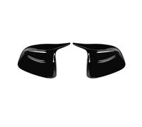Cubierta Espejo Retrovisor Compatible Con Para X3 Para G01 2018 2019 2020 2021 2022 2023 2024 2025 Coche Retrovisor Espejo Cubierta Vaca Cuerno Decorativo Piezas(Black)