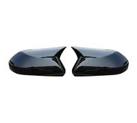 Cubierta Espejo Retrovisor Lateral Para Automóvil Embellecedor Puerta Exterior Aspecto Fibra Carbono Negro Para Toyota Para Camry 2018-2023 Cubierta Espejo Retrovisor(Bright black)
