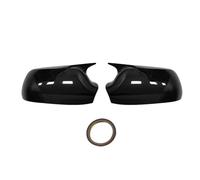 Cubierta Espejo Retrovisor Lateral Para Mazda 2 3 6 2003 2004 2005 2006 2007 2008 Tapa De Ala Carcasa Exterior Puerta Embellecedor ABS Tapa Espejo Retroviso(Gloss Black)