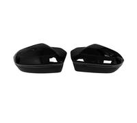 Cubierta Espejo Retrovisor Lateral Vehículos Volante Zquierda Para Serie 5 G60 G61 G68 I5 M5 G90 G70 2024 2025 Adhesivo Embellecedor Exterior Puerta(Black)