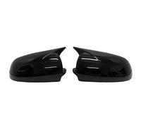 Cubierta espejo retrovisor Para A3 S3 8P 05-08 Para A4 S4 B6 B7 8E 8H Para A6 S6 C6 Cubierta Tapa Del Alerón Cubierta Retrovisor De La Puerta Exterior Retrovisor Cubierta(Glossy Black)