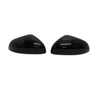 Cubierta espejo retrovisor Para Ford para Fiesta MK8 2018-2014 para Puma 2019-2024 cubiertas espejo retrovisor lateral repuesto tapa espejo retrovisor(Negro brillante)