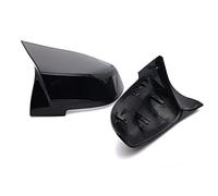 Cubierta Espejo Retrovisor Para Serie 1 2 3 4 F20 F21 F22 F30 F32 F36 X1 F87 M3 Cubierta Espejo Retrovisor Lateral Negro Brillante Carcasa Cubiertas Espejo Retrovisor(2pcs Black AN)
