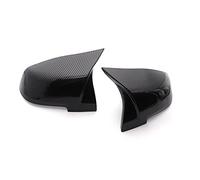 Cubierta Espejo Retrovisor Para Serie 1 2 3 4 F20 F21 F22 F30 F32 F36 X1 F87 M3 Cubierta Espejo Retrovisor Lateral Negro Brillante Carcasa Cubiertas Espejo Retrovisor(2pcs Carbon Fiber AN)