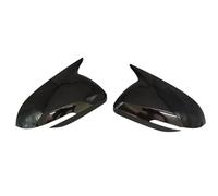 Cubierta espejo retrovisor Pegatina Tapa Alerón Cubierta Retrovisor Lateral Moldura Exterior Carbono Para Kia Para Rio IV 2021 2022 2023 2024 2025 Retrovisor Cubierta(Gloss Black)