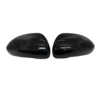 Cubierta Espejos Accesorios Coche Cubiertas Espejo Retrovisor Ala Lateral Puerta Carcasa Tapa Para Opel Para Corsa D 2006-14 E 2014-2019 Cubiertas Retrovisor(Negro brillante)