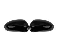 Cubierta Espejos Accesorios Coche Puerta Exterior Ala Lateral Cubierta Espejo Retrovisor Carcasa Para Vauxhall Para Corsa D E 2006-2019 Cubiertas Retrovisor(Negro brillante)