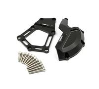 Cubierta Estator Motor Motocicleta Deslizador Caja Lateral para S1000RR HP4 para S1000R para S 1000 RR para S1000 R para S1000XR 2009-2018 Cubierta del Estator(Black)