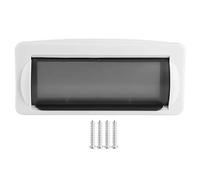 Cubierta estéreo marina resistente al agua Protector de radio para barcos de alta resistencia Escudo protector de radio para barcos de un solo DIN DVD marino Cubierta impermeable Carcasa de la carcasa